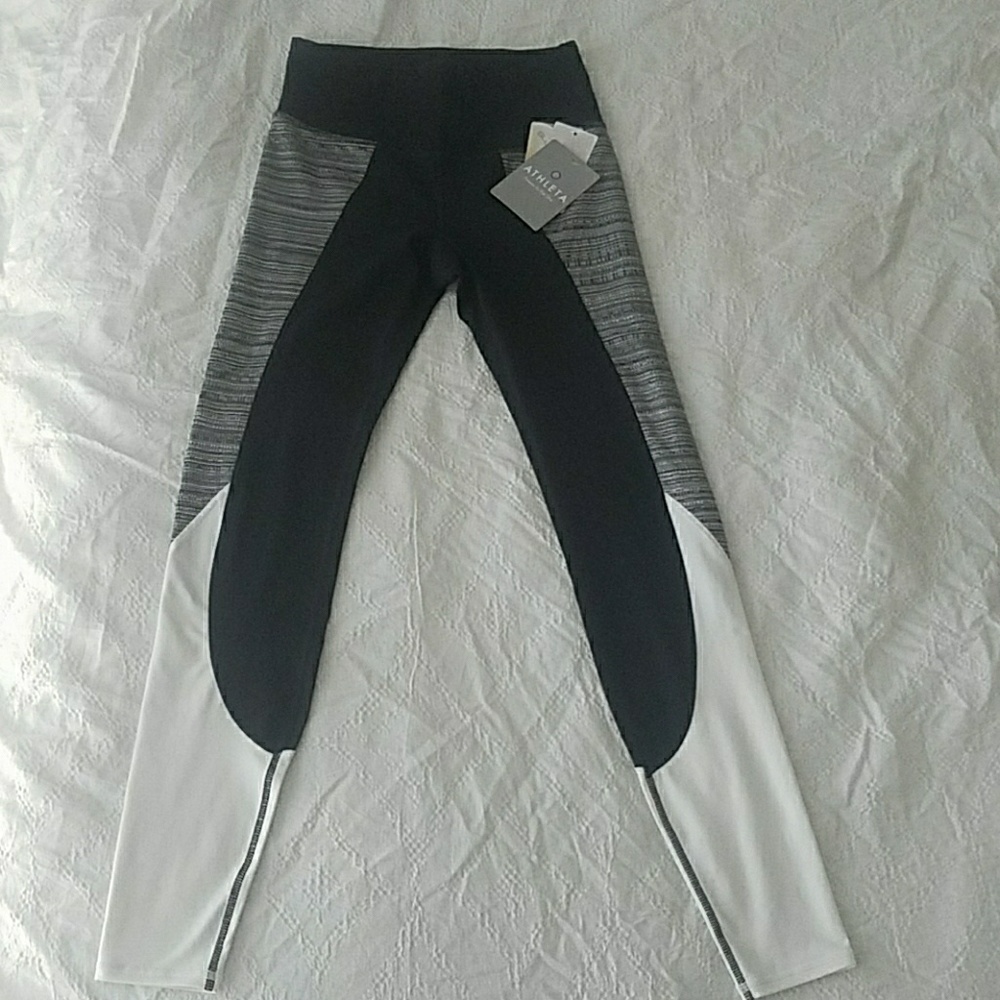 Athleta High Rise Jacquard Flow Chat Tight